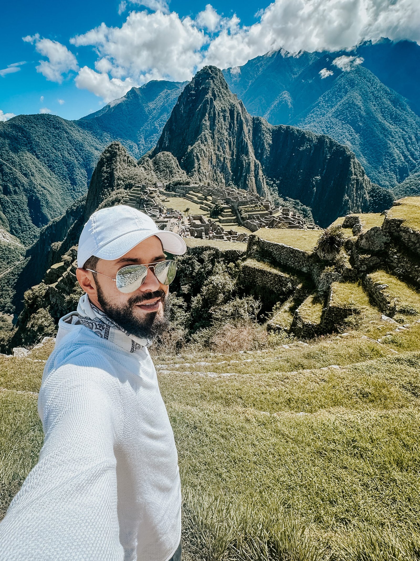 Juan Montes en Machu Picchu, Perú